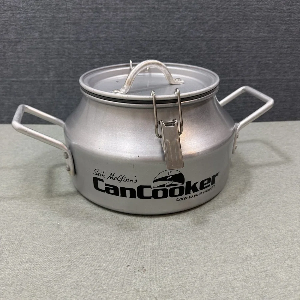 Seth McGinns Can Cooker Jr 2 Gallon Silver Aluminum Pressure Cooker CC-002